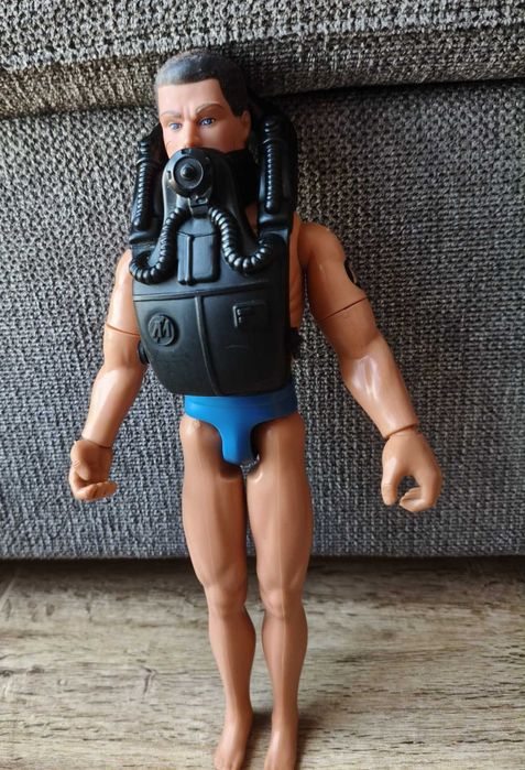 Titlu: Action Man 1993 Hasbro „Diver” – vintage, articulat, stare bună