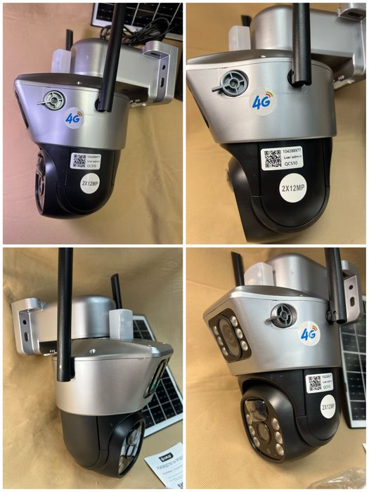 4G Соларна Двойна Камера LYLU  12 mpx 4G Сим карта безжична kamera sim