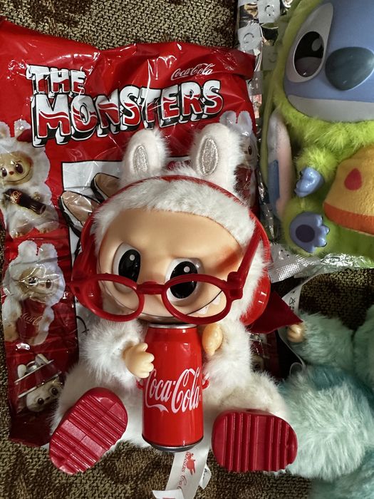 Labubu Coca Cola плюшена играчка/Лабубу Кока Кола