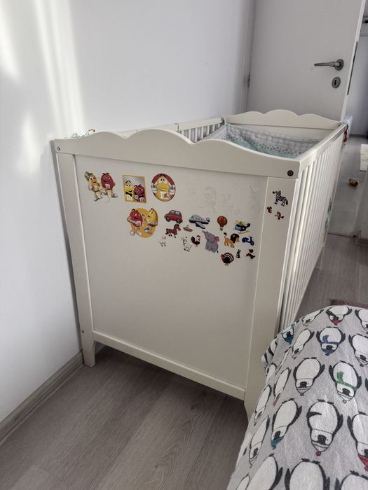 Patut de bebe cu saltea din cocos