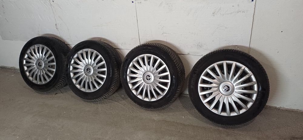 Зимни гуми 205/55/16 с джанти 7jx16за Skoda, VW, Seat, Audi,