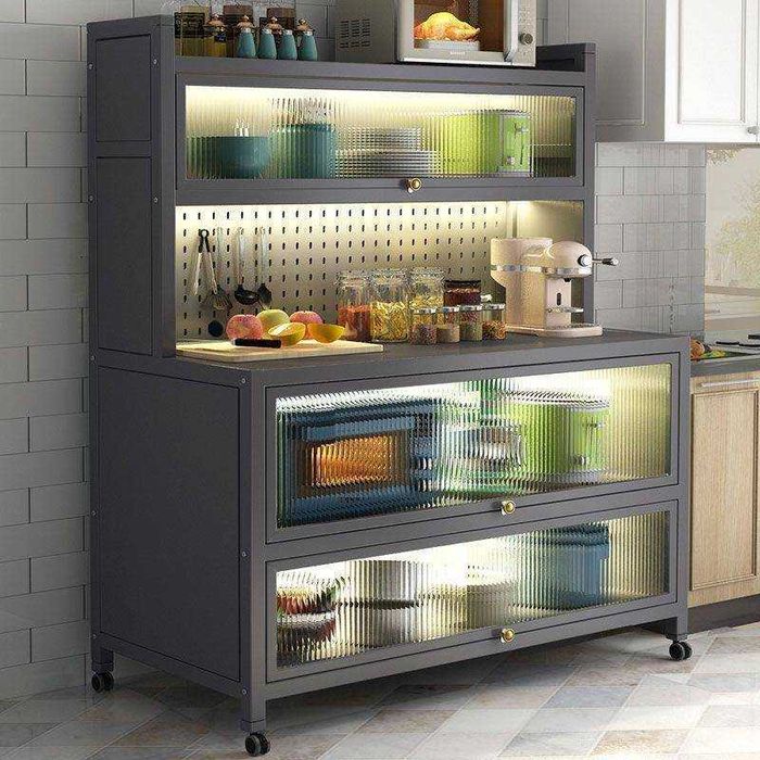 Oshxona uchun chang o'tkazmaydigan saqlash shkafi