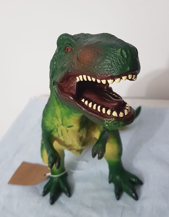 Figurina mare T Rex Dinozaur Nou Tirannozaur din cauciuc moale ~ 30 cm