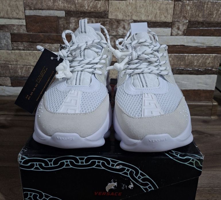 *PREMIUM* Versace Chain Reaction White