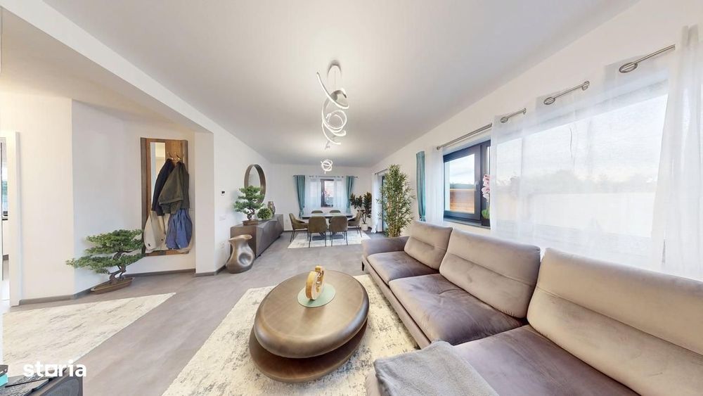 Casă premium - 108 mpu, teren 284 mp, mobilată Rovere, zonă liniștită