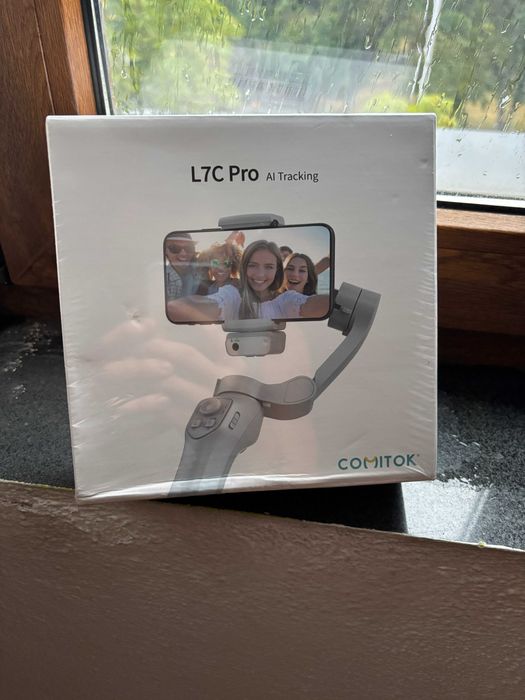 L7Cpro+ Смартфон Видео Гимбал Стабилизатор, AI управление RGB светлина