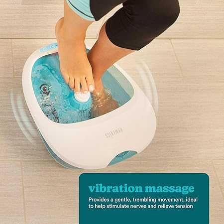 HoMedics Deluxe спа за крака масажор с функция за затопляне/мехурчета