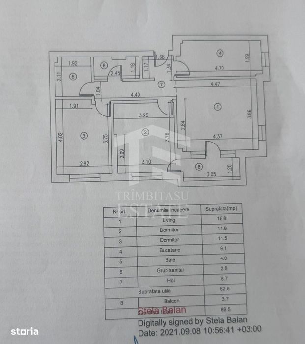 MIlitari Residence - Ilie Petre 3 Camere Bloc 2024 4/5