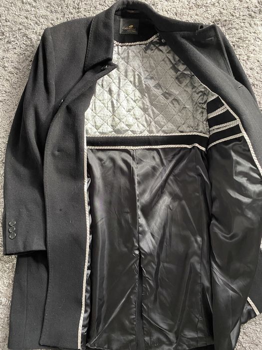 Мужское драповое полупальто