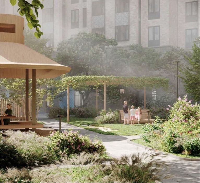 2-комнатная новостройка OzMakon GH, Мирабад