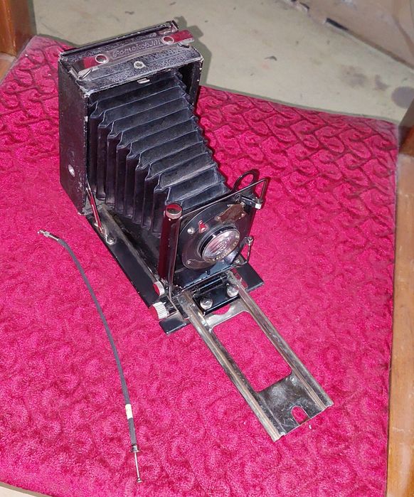 Фотоаппарат гармошка фотокор 1. Сделано в ссср.