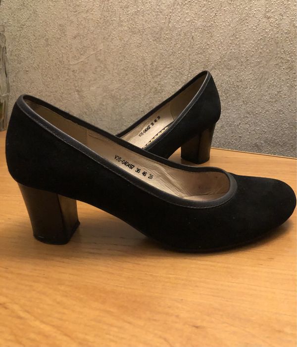 Туфли замшевые