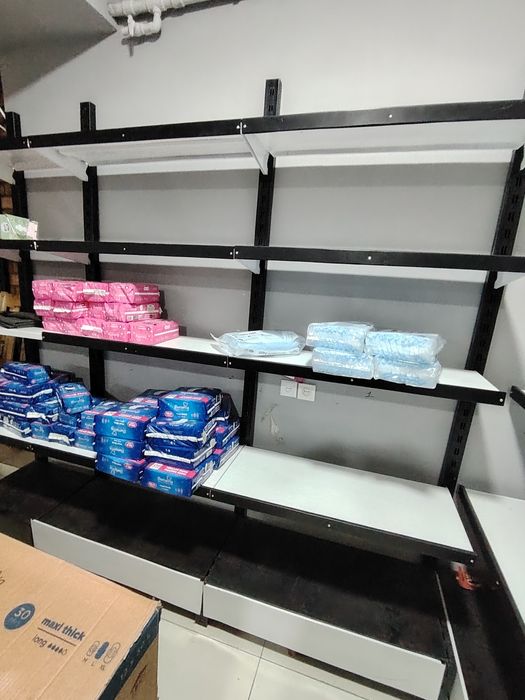 Универсальные металлические стеллажи для магазина и склада!