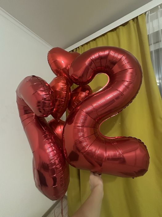 Шар с 22 цифром геливые