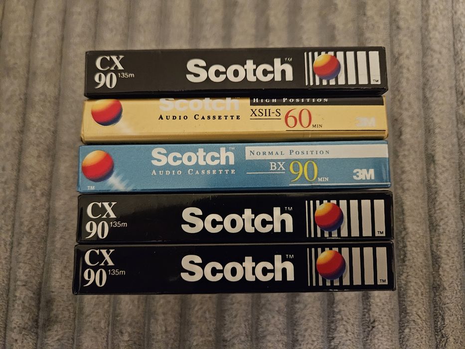 5 Casete Audio Scotch