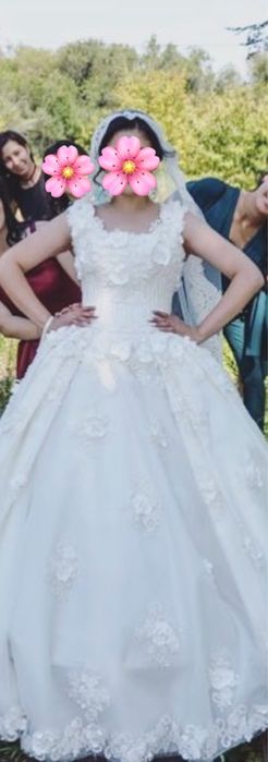 Шикарное свадебное платье