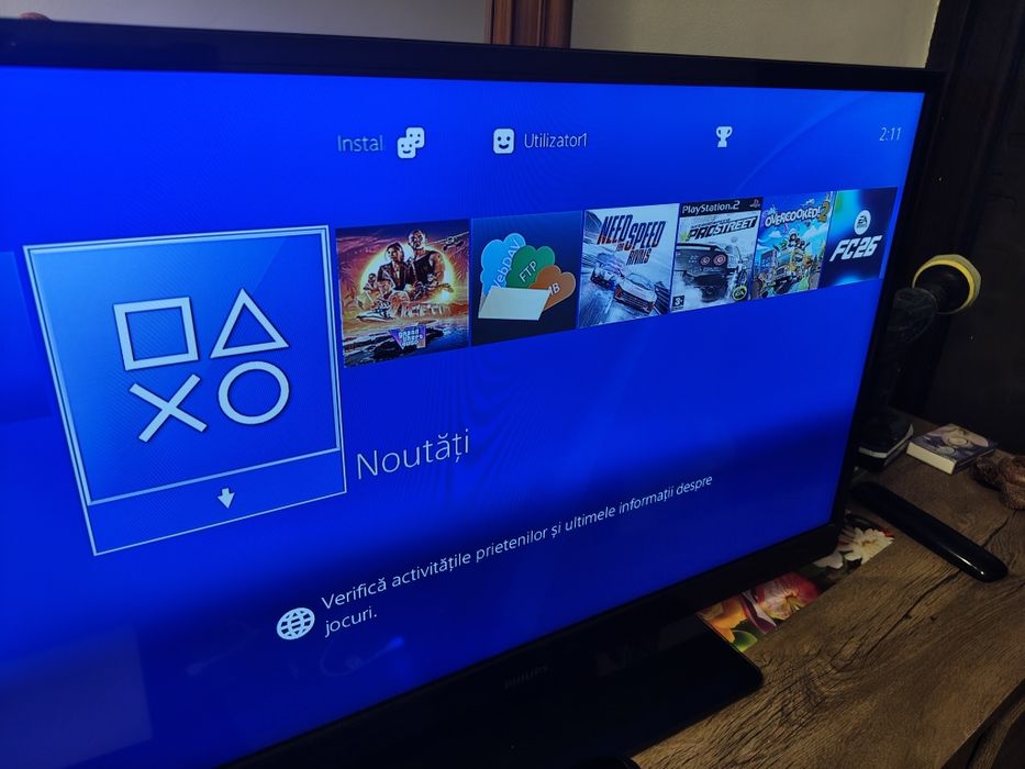 Playstation 4 ps 4 slim modat plin de jocuri