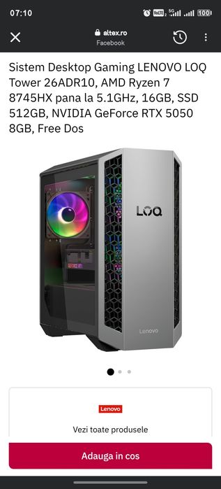 PC gaming Lenovo