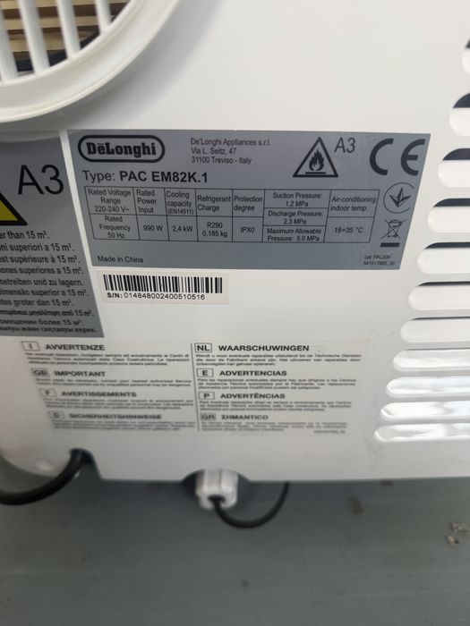 Delonghi Pinguino мобилен климатик