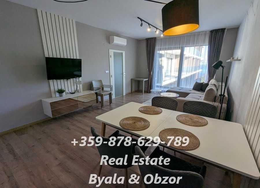 Красиво обзаведен двустаен апартамент с морска гледка