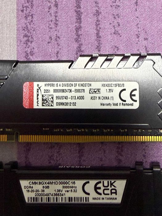 Kit ram 2x8 gb (16gb) 3000mhz