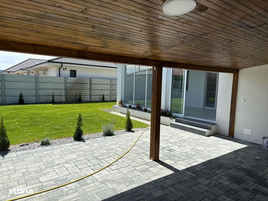 Oferta! Casa Noua , finisata,s.c.140mp, teren 500 în Santandrei, Gaz
