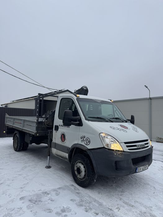 Iveco 65C15 cu Macara si basculabil