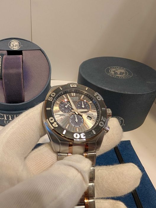 Промо! Citizen Signature Courageous BL5440 Solar Alarm Chrono часовник