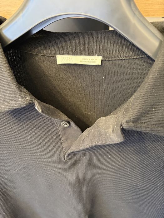 Tricou Polo Negru Zara Marime M