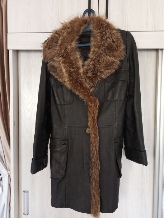 Женская кожная куртка