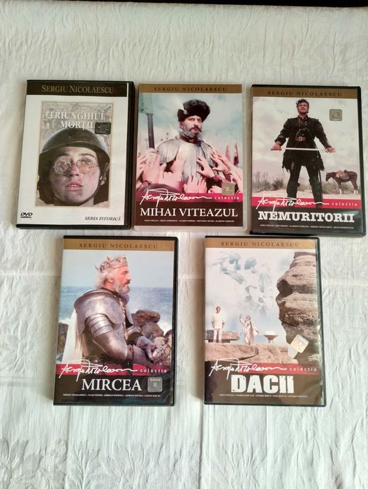 DVD - colecție Sergiu Nicolaescu - filme istorice și polițiste
