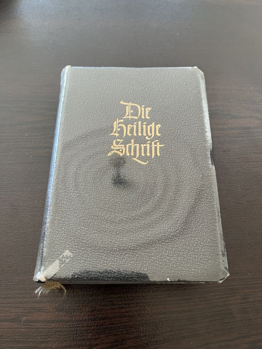 Biblie de Colecție "Stuttgarter Perlbibel" – Legătură Piele, Margini Aurite