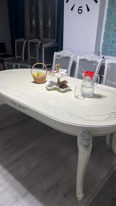 Стол 250см, стулья 6шт