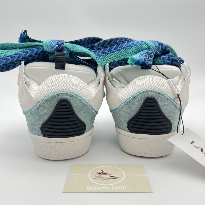 Lanvin Curb White Blue