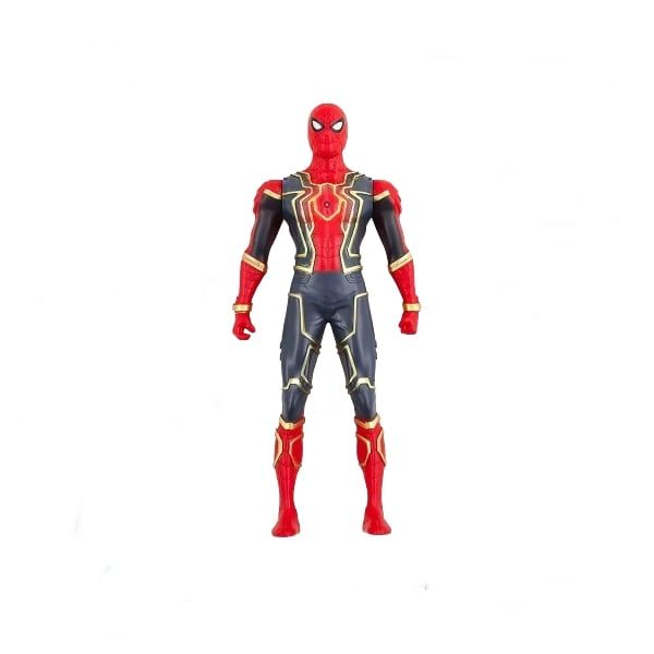 Set costum Spiderman cu muschi si manusa cu ventuze, figurina,marime S