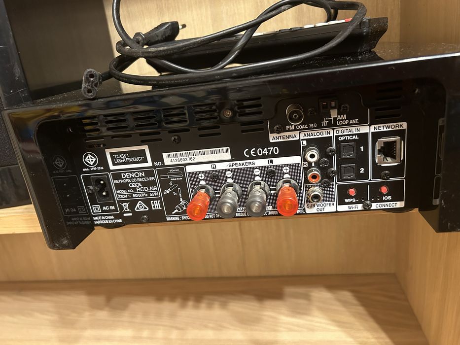 Denon Ceol N9 с тонколони, стойка и кабели