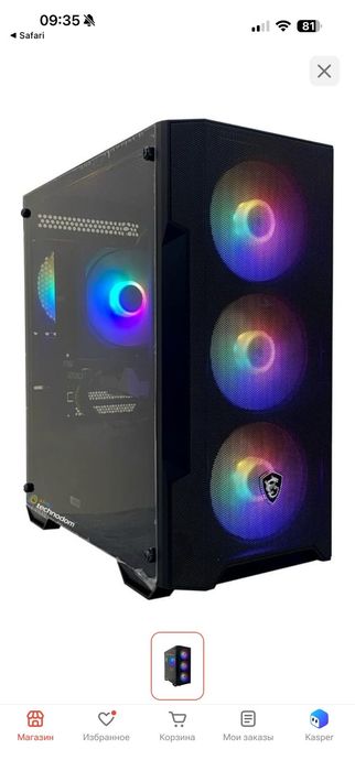 Продам мощный игровой компьютер