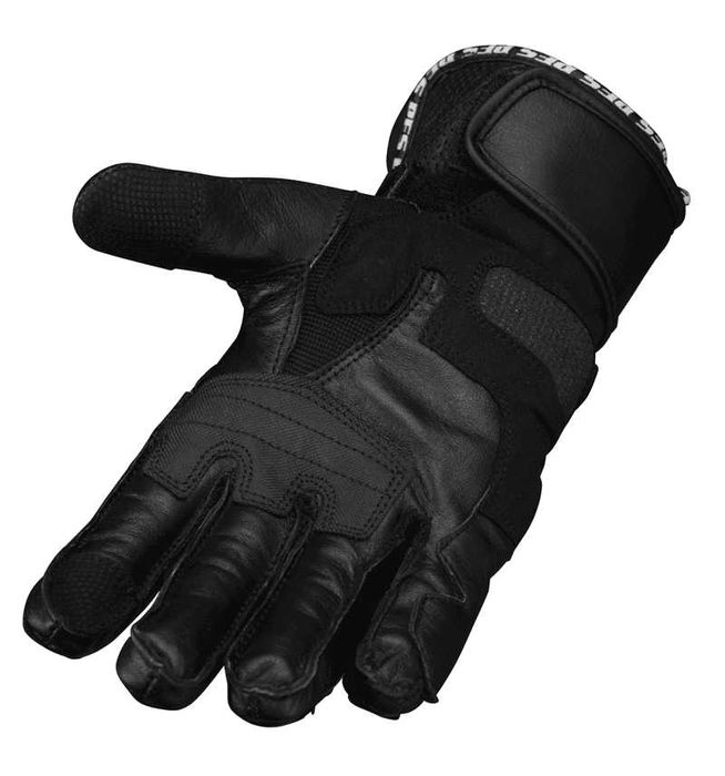 Mănuși Moto Piele Lungi PES cu Protecții TPU, Touchscreen, Negru