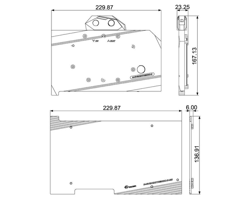 Bykski GPU Waterblock RGB pentru Gigabyte AORUS 4090 Master/Gaming OC + Backplate