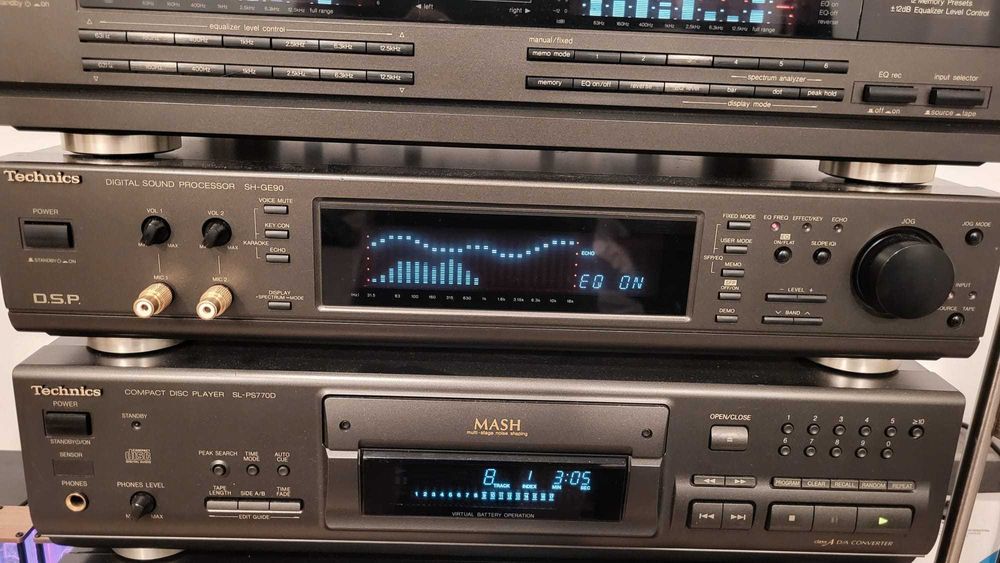 Procesor sunet Technics SH-GE90 – stare excelentă, 100% funcțional