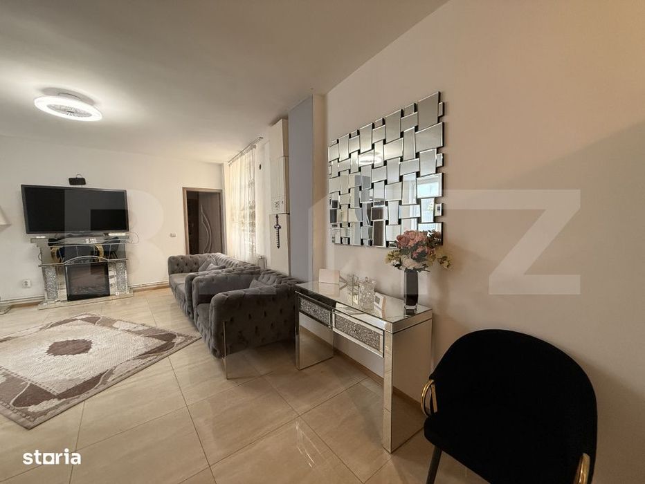 Apartament 3 camere cu 3 bai, bloc nou, terasa, zona Rocada, Brazda