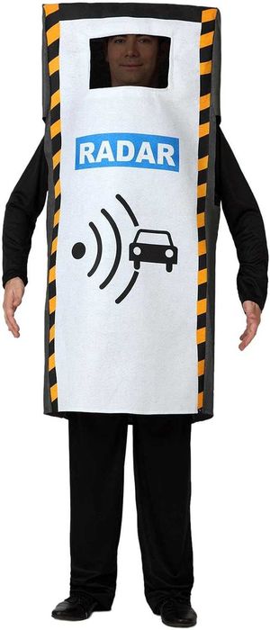 Смешен костюм Радар (камера за скорост) за възрастни – Хелоуин Halloween, парти, карнавал, M/L, нов