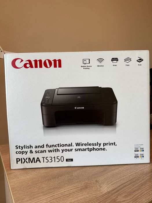 Като НОВ! Принтер Canon Pixma TS3150 + подарък хартия