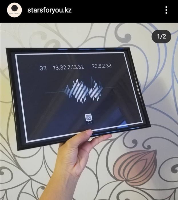 Особенный подарок -звездная карта