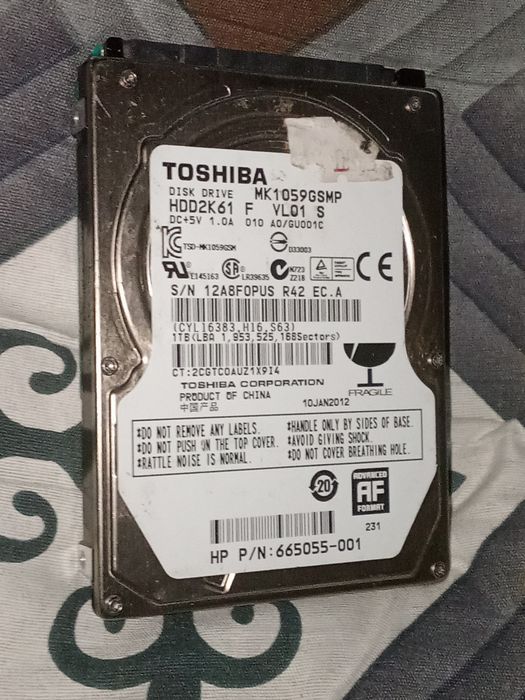 Жёсткий диск на 1 ТБ HDD