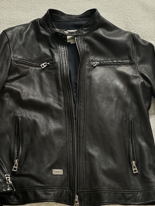 Оригинално мъжко кожено яке от естесвена кожа DIESEL