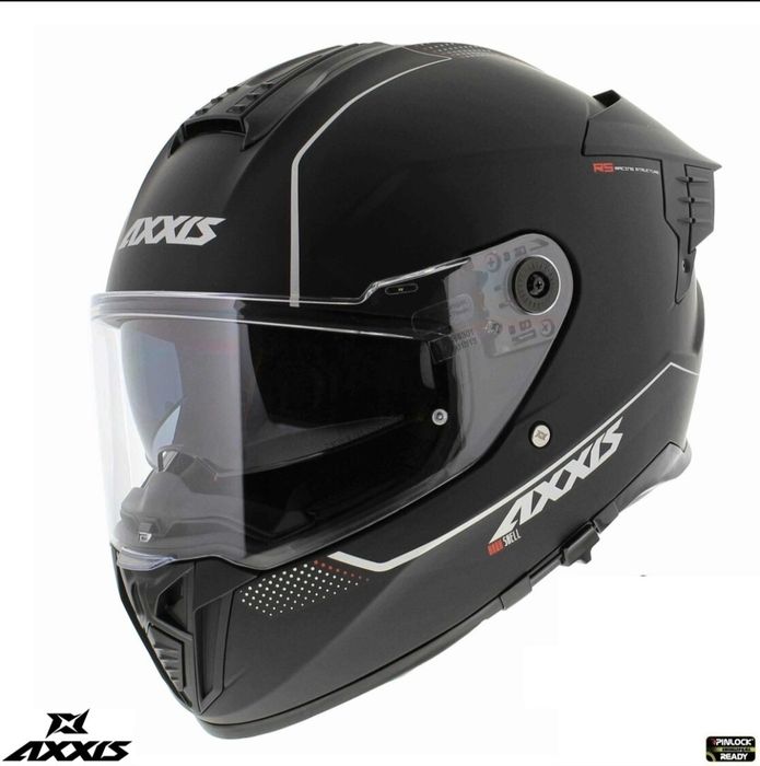 Casca moto Axxis Hawk Negru, ochelari de soare, S, M, L, XL, 2XL Noua!