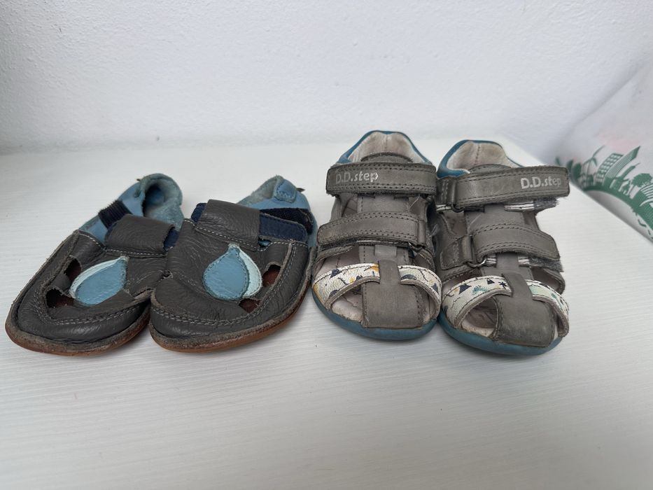 Sandalute din piele pt baietel, marime 21