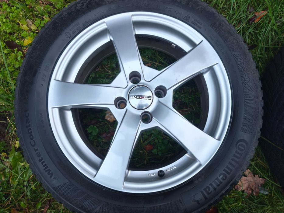 Roti aliaj Dezent / Dacia 4 x 10 / anvelope Continental 205/55/R16 M+S