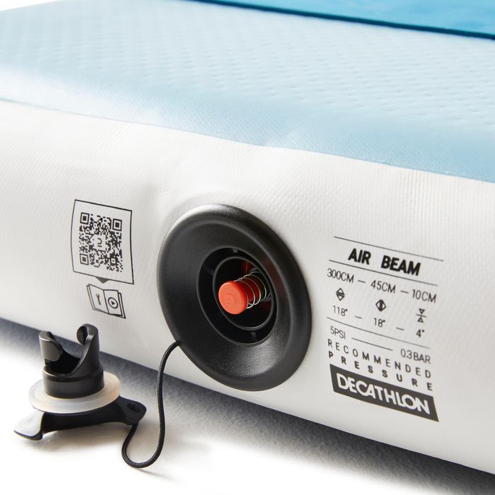 Pistă gonflabilă Gimnastică 3 m Albastru - produs resigilat Decathlon